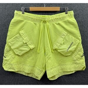 Jordan 23 Engineered Shorts Men XL Lemon Green Fleece Cargo 7" Drawstring DA7202